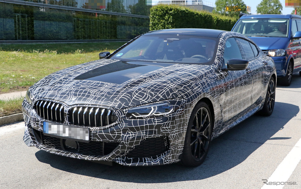 BWM 8シリーズグランクーペ(M8グランクーペ)スクープ写真《APOLLO NEWS SERVICE》