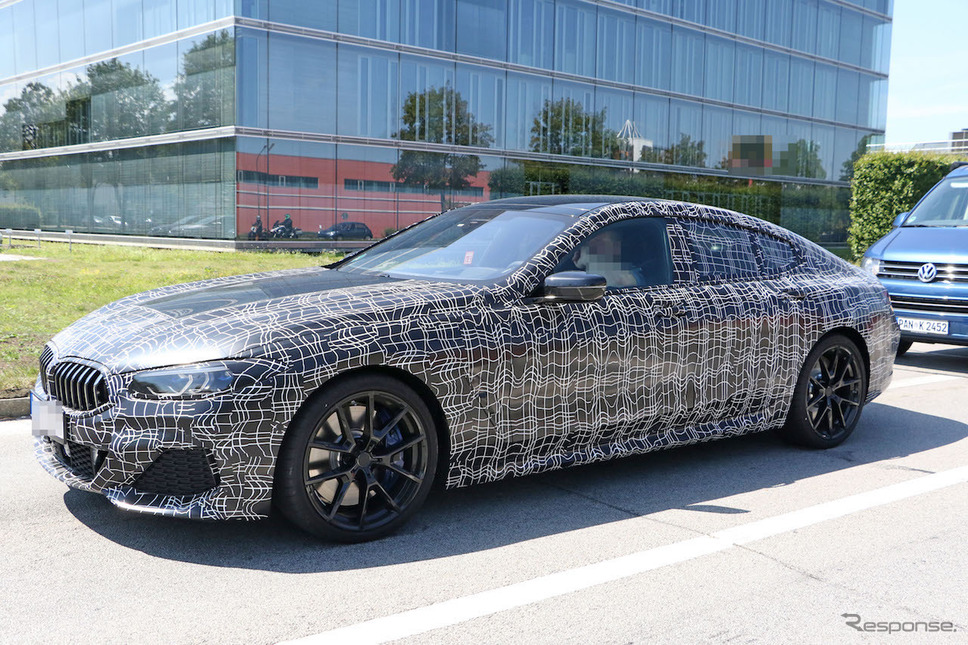 BWM 8シリーズグランクーペ(M8グランクーペ)スクープ写真《APOLLO NEWS SERVICE》