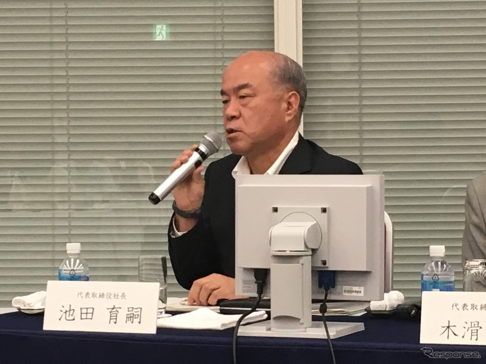 住友ゴム工業池田育嗣代表取締役社長《撮影 吉澤憲治》