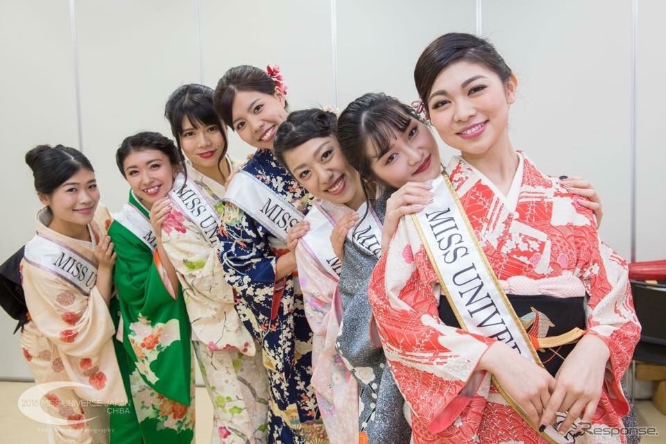 ミス・ユニバース・ジャパン千葉の一ツ山里紗さん(右)