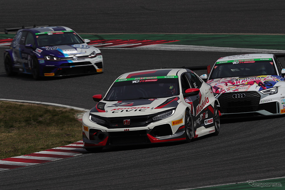 今季S耐に参戦しているTCR規定のシビック。《写真提供 MOBILITY LAND》