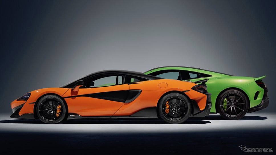 600LT(橙)と675LT(黄緑)《撮影 内田俊一》