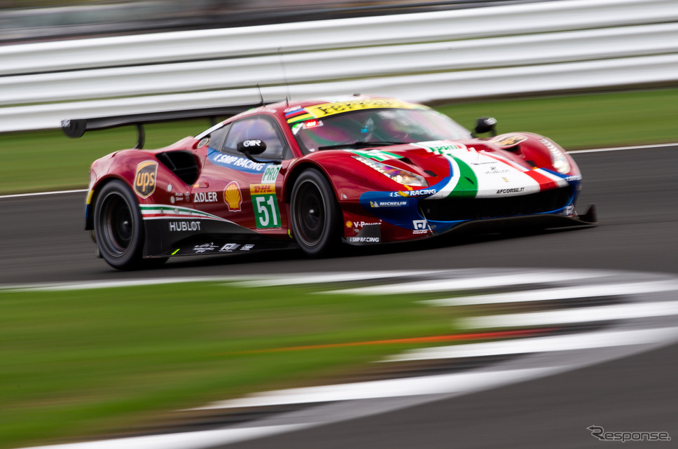 LMGTE-Proクラス優勝の#51 フェラーリ。《写真提供 FIA-WEC》