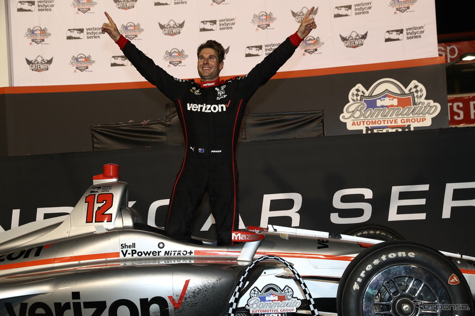 優勝した#12 ウィル・パワー。《写真提供 INDYCAR》