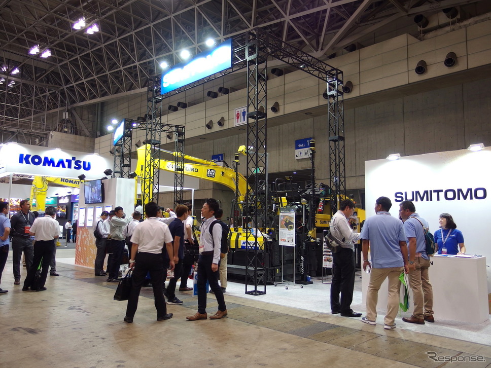 住友重機(建設・測量生産性向上展 CSPI-EXPO 2018)《撮影 高木啓》