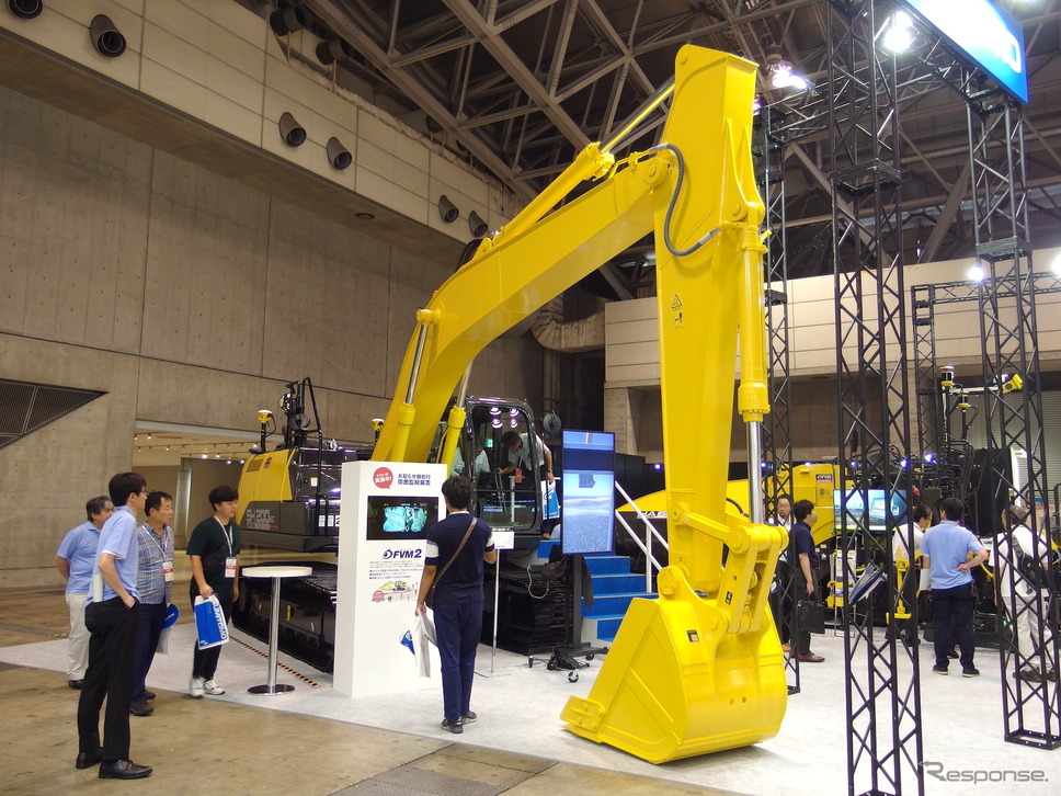 住友重機(建設・測量生産性向上展 CSPI-EXPO 2018)《撮影 高木啓》