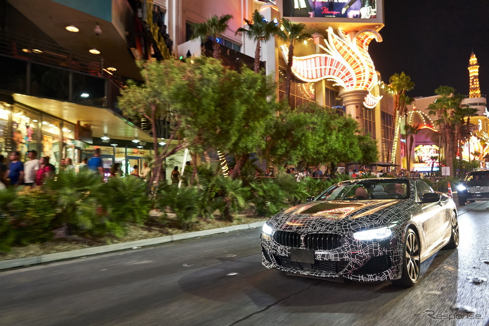 BMW8シリーズカブリオレ新型のプロトタイプ