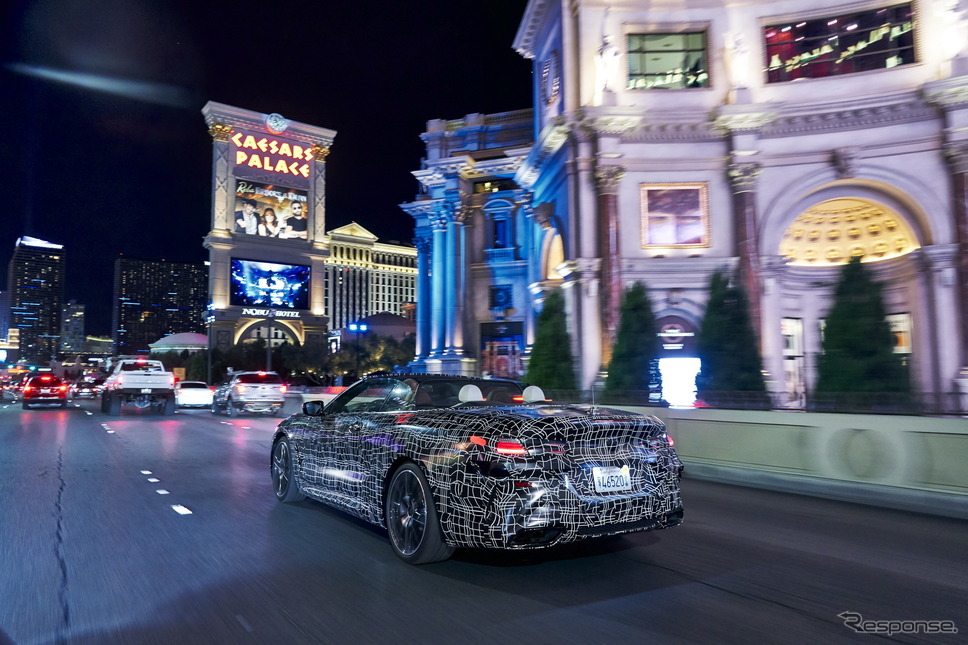 BMW8シリーズカブリオレ新型のプロトタイプ