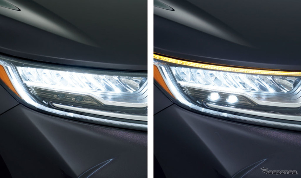 ホンダCR-V新型 LEDアクティブコーナリングライト