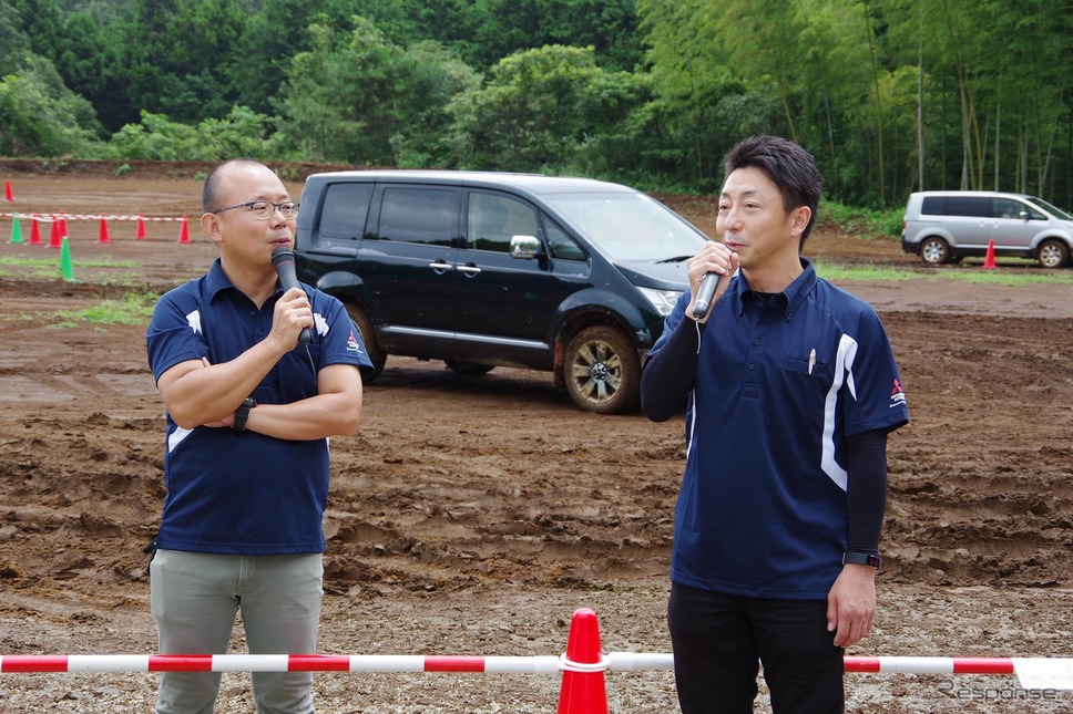 三菱自動車が開催した『デリカD:5』オーナー向けイベント『PLAY THE NATURE!TOUR「クルマの学校 ラフロード篇」』《撮影 宮崎壮人》
