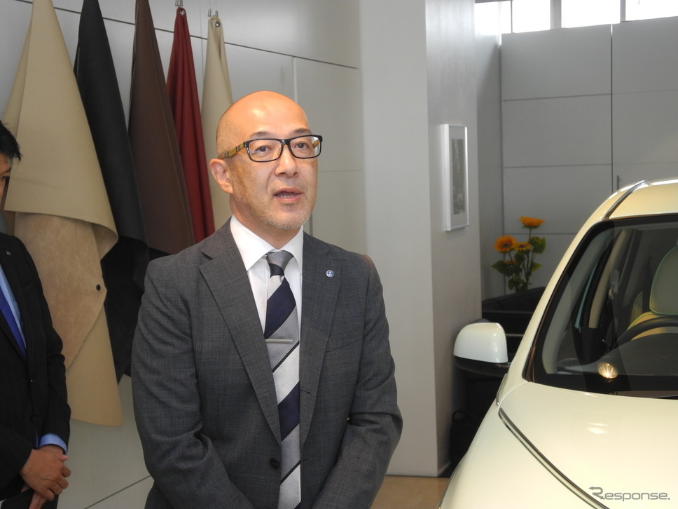 光岡自動車の渡部稔執行役員《撮影　山田清志》