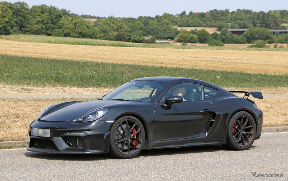 ポルシェ 718ケイマン GT4 市販型 スウープ写真《APOLLO NEWS SERVICE》