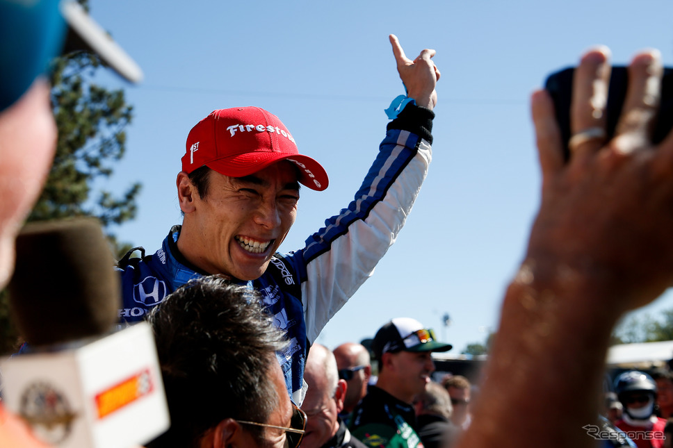 ポートランド戦でトップフィニッシュを果たした#30 佐藤琢磨。《写真提供 INDYCAR》