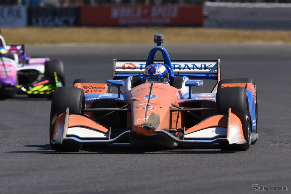 #9 ディクソンはポイント首位をキープして最終戦へ。《写真提供 INDYCAR》