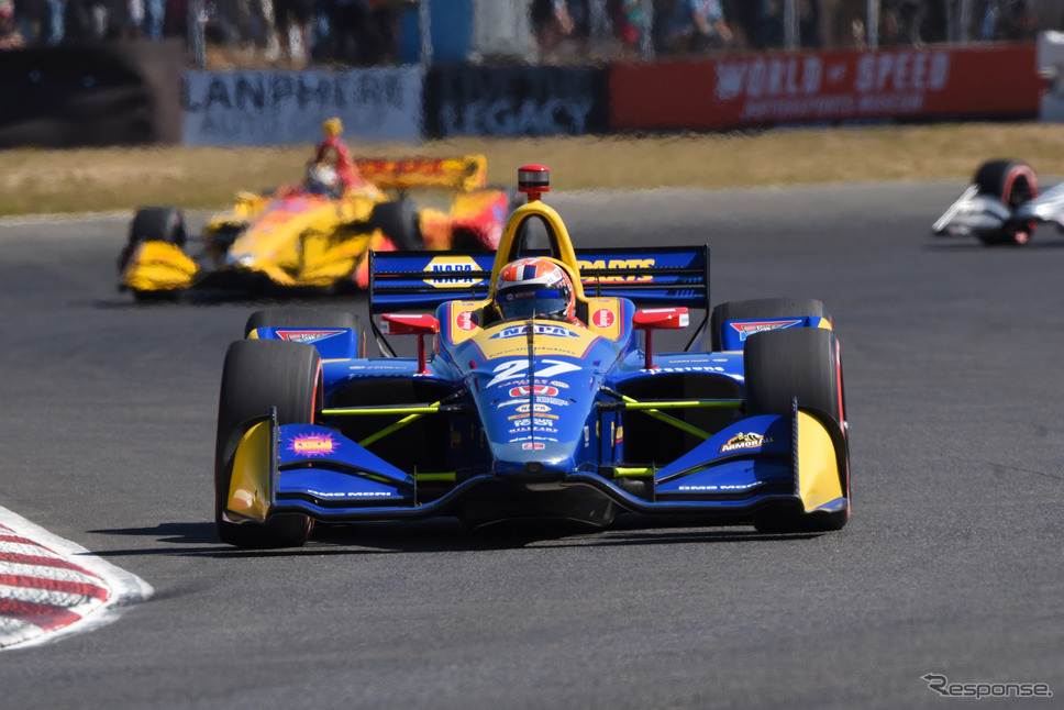 ランク2番手、最終戦で29点差を追う#27 ロッシ。《写真提供 INDYCAR》