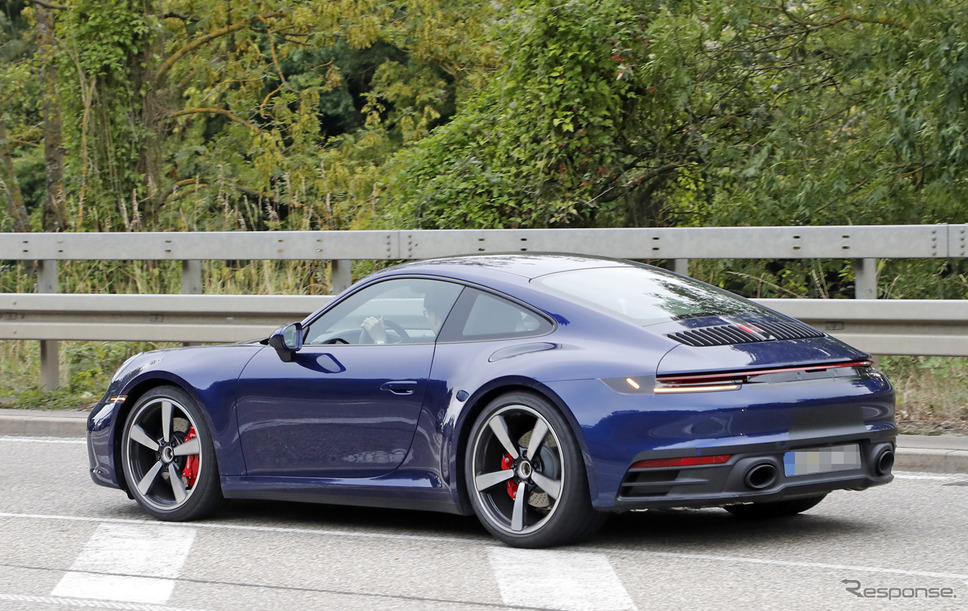 ポルシェ 911 新型(911カレラ)スクープ写真《APOLLO NEWS SERVICE》