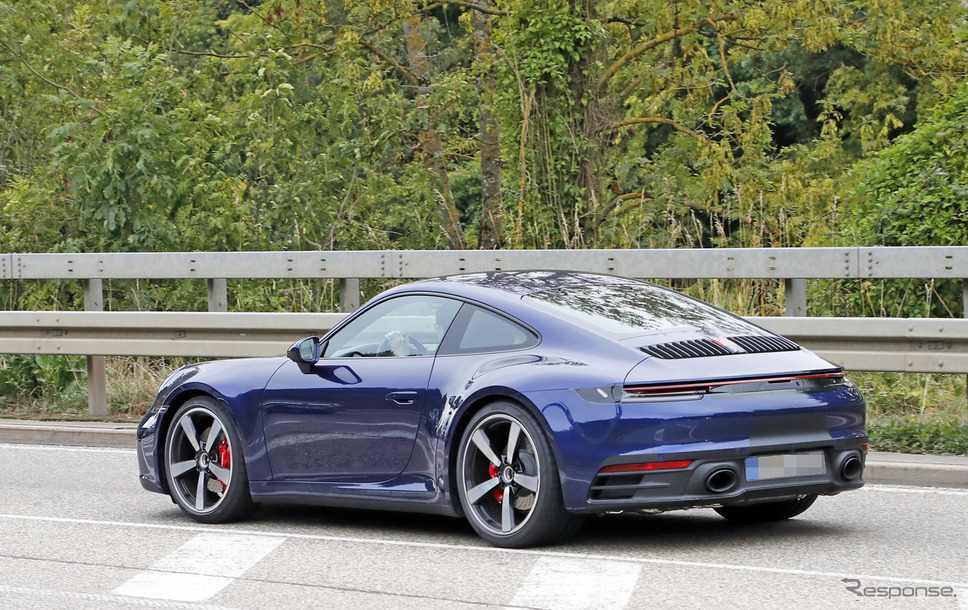 ポルシェ 911 新型(911カレラ)スクープ写真《APOLLO NEWS SERVICE》