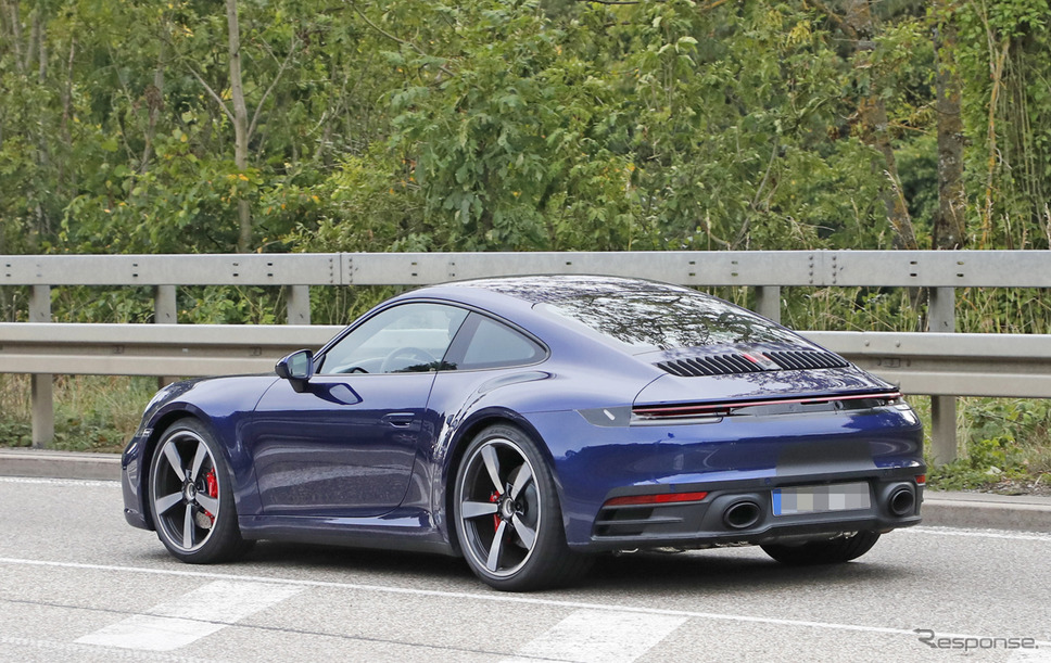 ポルシェ 911 新型(911カレラ)スクープ写真《APOLLO NEWS SERVICE》
