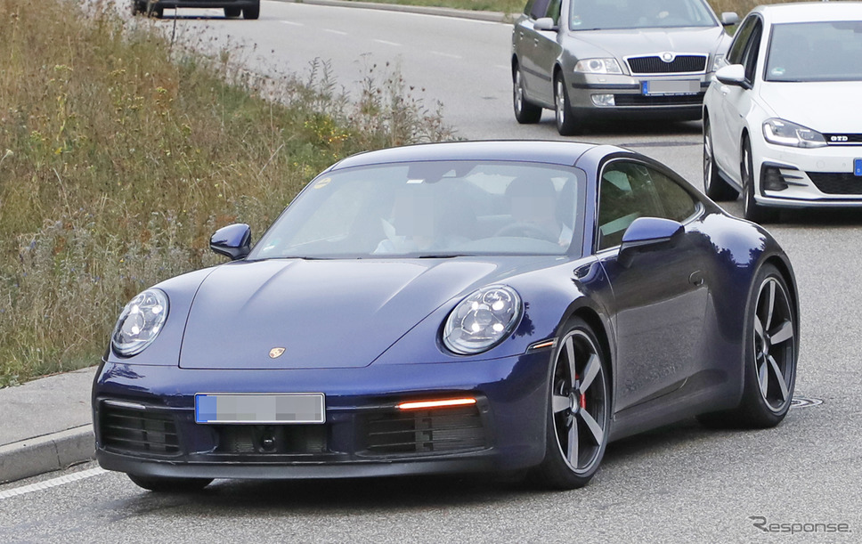 ポルシェ 911 新型(911カレラ)スクープ写真《APOLLO NEWS SERVICE》