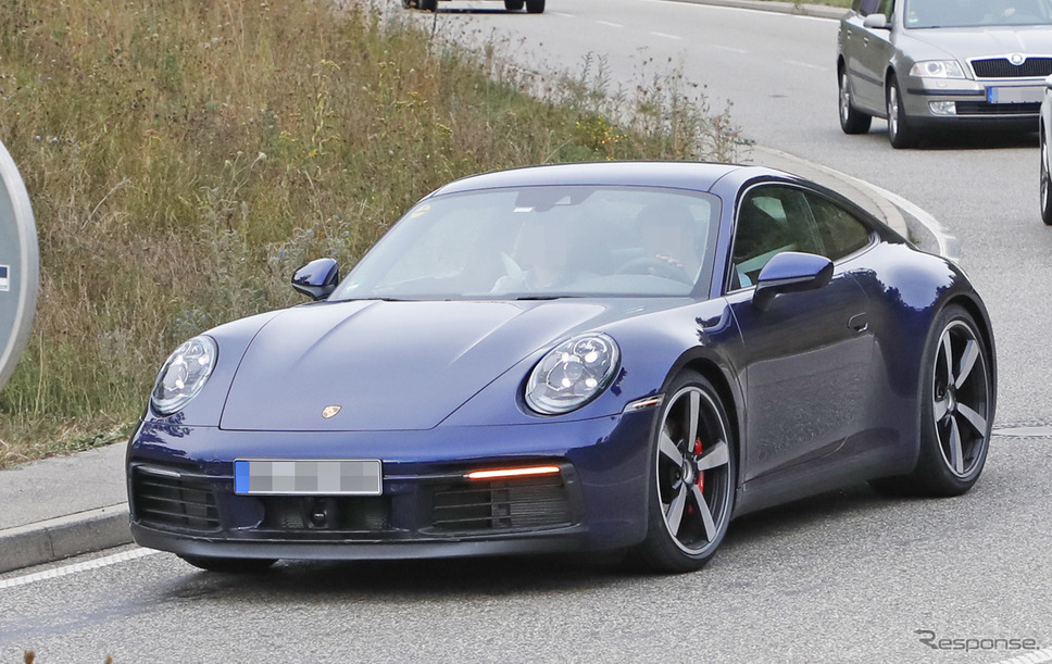 ポルシェ 911 新型(911カレラ)スクープ写真《APOLLO NEWS SERVICE》