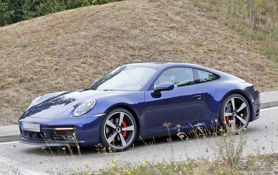 ポルシェ 911 新型(911カレラ)スクープ写真《APOLLO NEWS SERVICE》