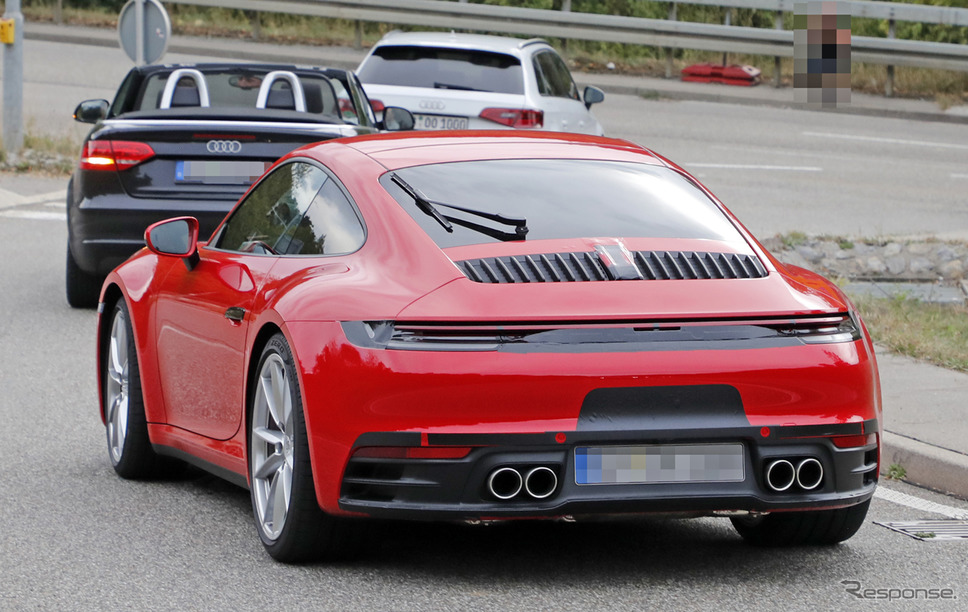ポルシェ 911 新型(911カレラS)スクープ写真《APOLLO NEWS SERVICE》