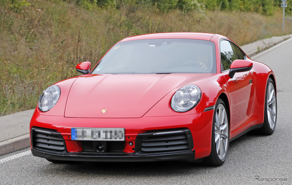 ポルシェ 911 新型(911カレラS)スクープ写真《APOLLO NEWS SERVICE》