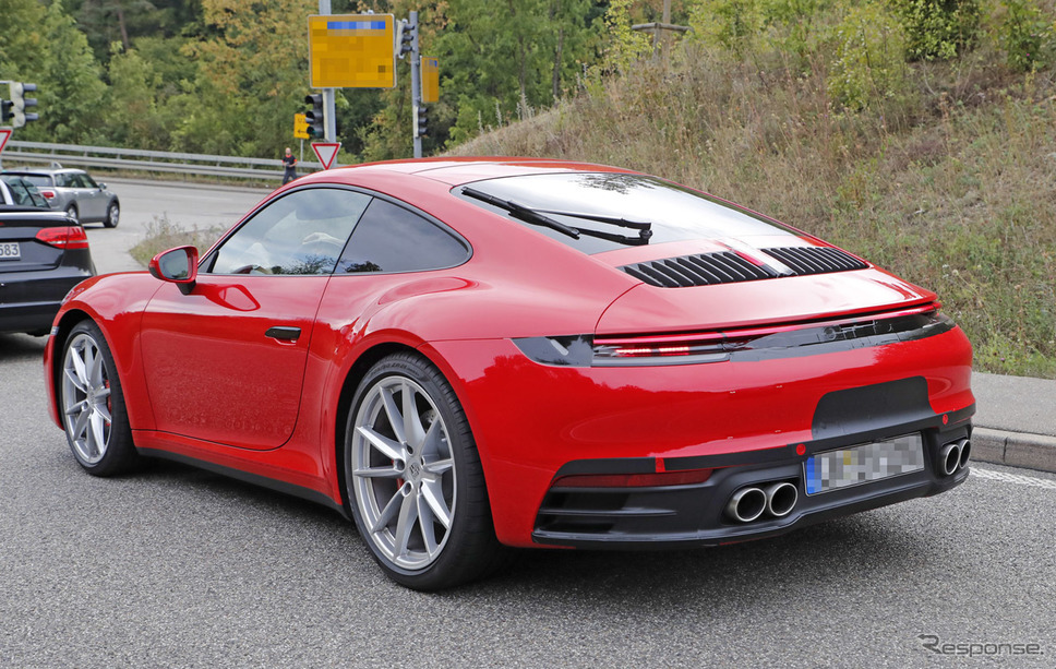 ポルシェ 911 新型(911カレラS)スクープ写真《APOLLO NEWS SERVICE》