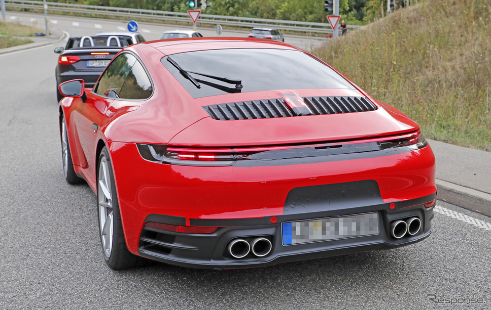 ポルシェ 911 新型(911カレラS)スクープ写真《APOLLO NEWS SERVICE》