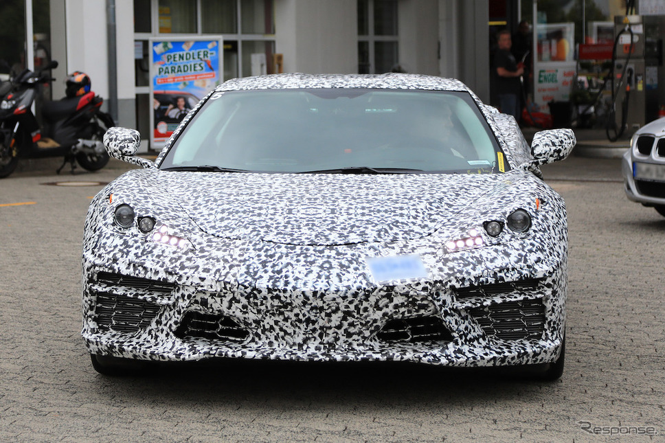 シボレー コルベット 次期型(C8)スクープ写真《APOLLO NEWS SERVICE》