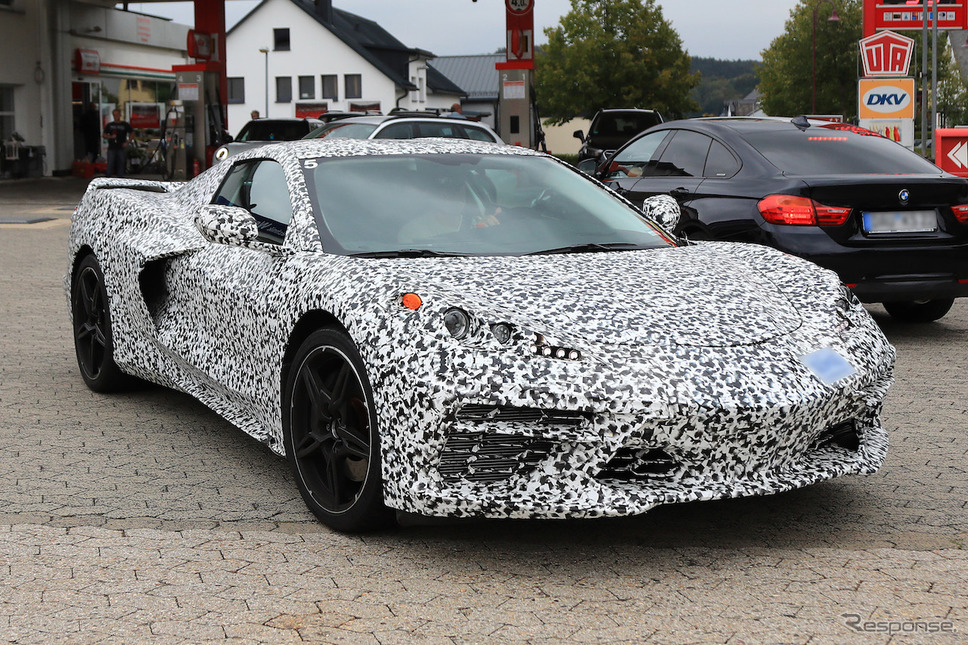 シボレー コルベット 次期型(C8)スクープ写真《APOLLO NEWS SERVICE》