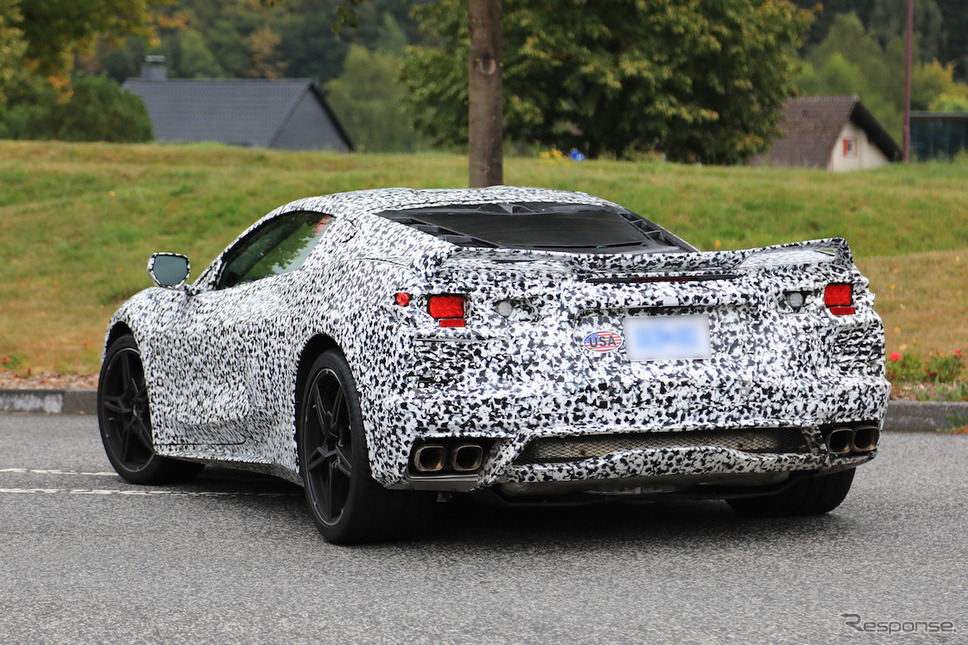 シボレー コルベット 次期型(C8)スクープ写真《APOLLO NEWS SERVICE》