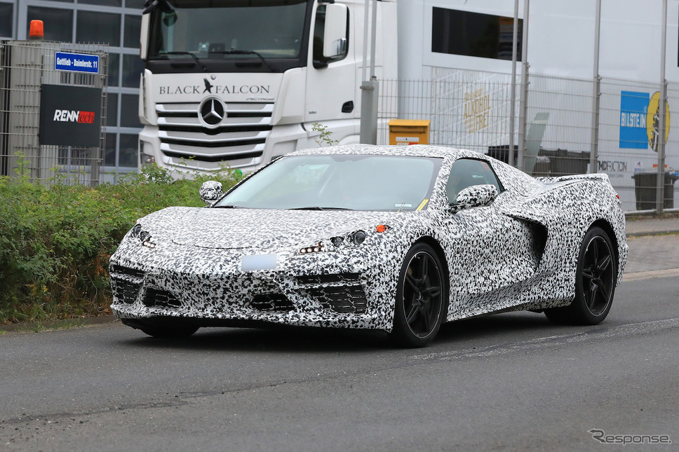 シボレー コルベット 次期型(C8)スクープ写真《APOLLO NEWS SERVICE》