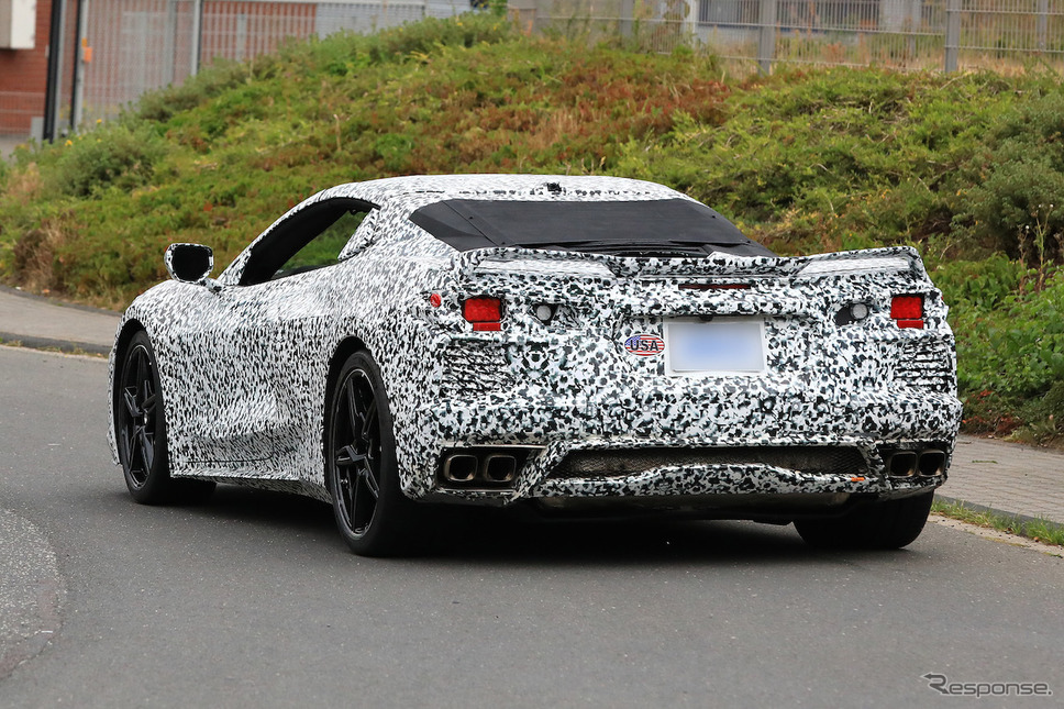 シボレー コルベット 次期型(C8)スクープ写真《APOLLO NEWS SERVICE》