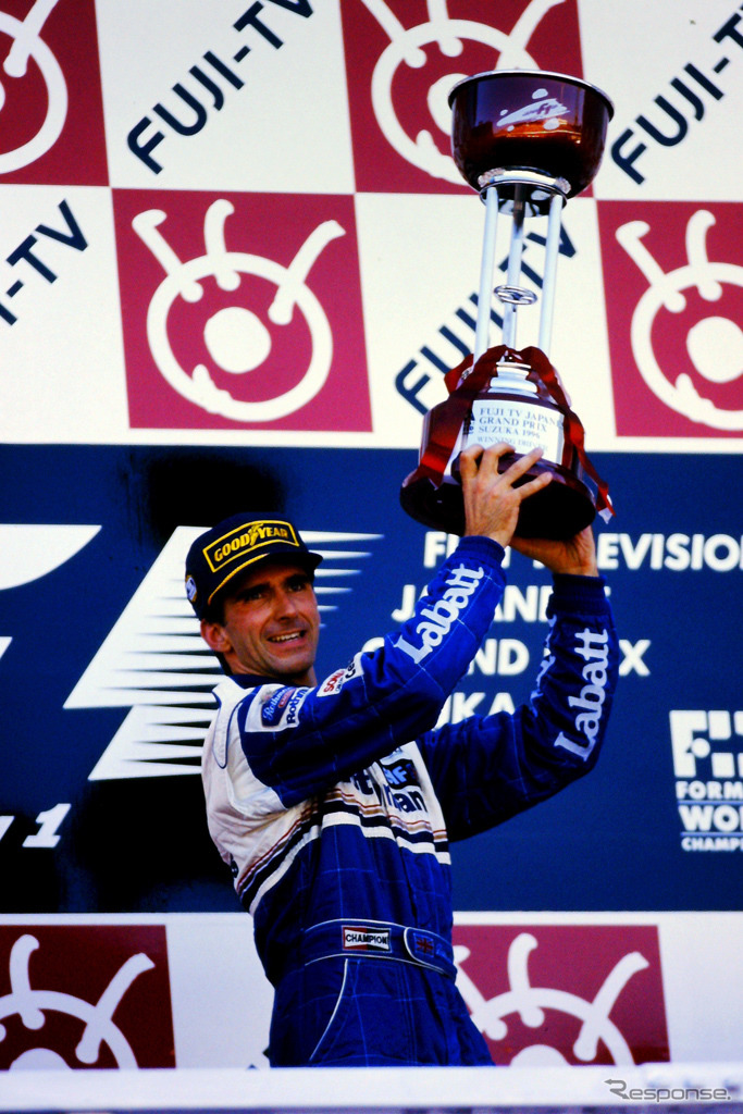 1996年F1日本グランプリでのデイモン・ヒル