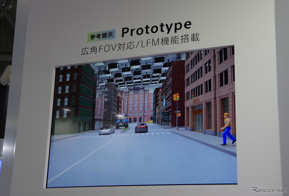 イメージセンサーによる自動運転ソリューションを提案するソニー(名古屋オートモーティブワールド)《撮影 宮崎壮人》