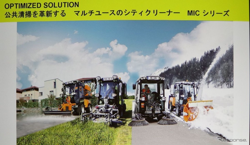 ケルヒャー MIC42:新型シティクリーナー≪撮影:中尾真二≫