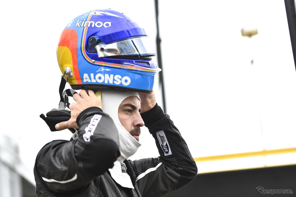 アロンソがロードコースでインディカーをテスト。《写真提供 INDYCAR》
