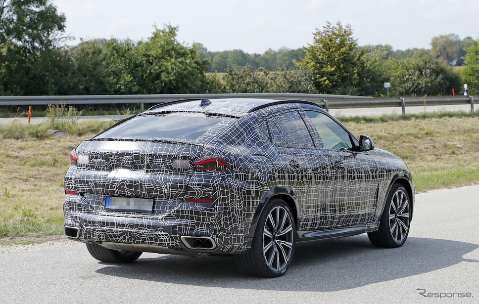 BMW X6 新型スクープ写真《APOLLO NEWS SERVICE》