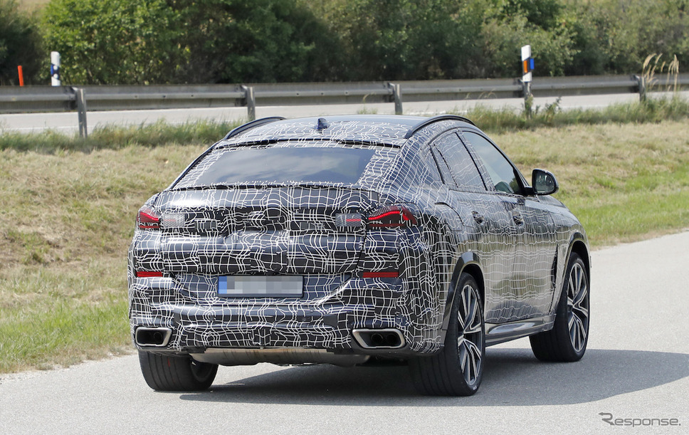 BMW X6 新型スクープ写真《APOLLO NEWS SERVICE》