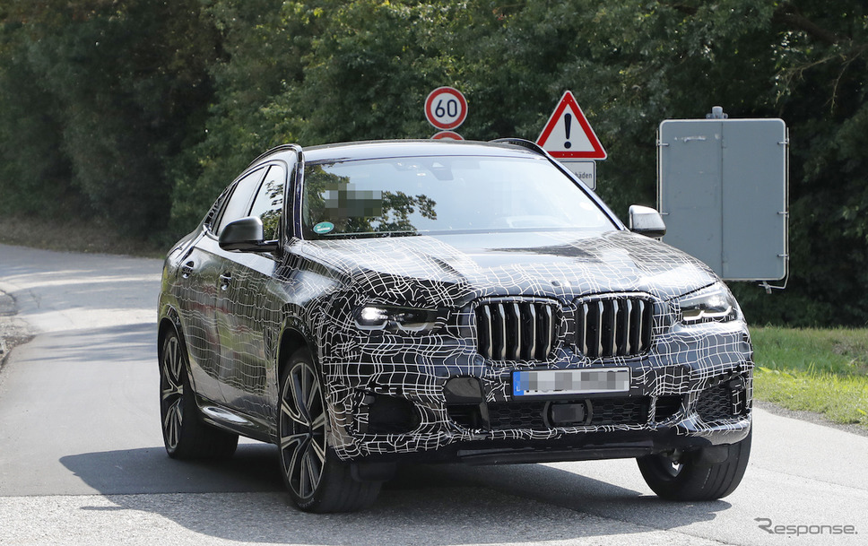 BMW X6 新型スクープ写真《APOLLO NEWS SERVICE》