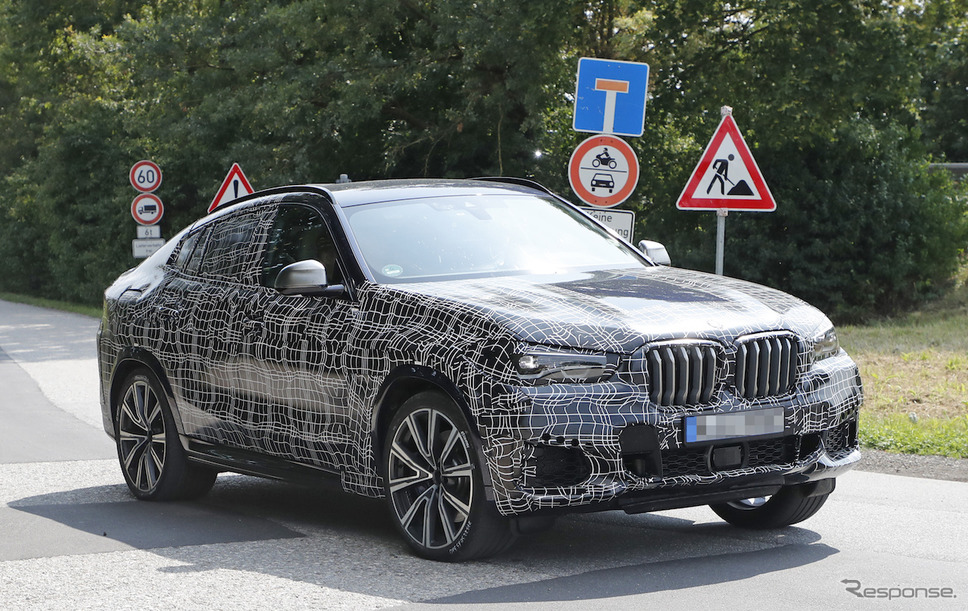 BMW X6 新型スクープ写真《APOLLO NEWS SERVICE》