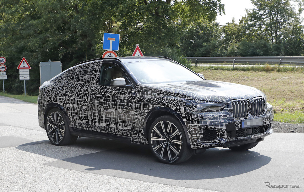 BMW X6 新型スクープ写真《APOLLO NEWS SERVICE》
