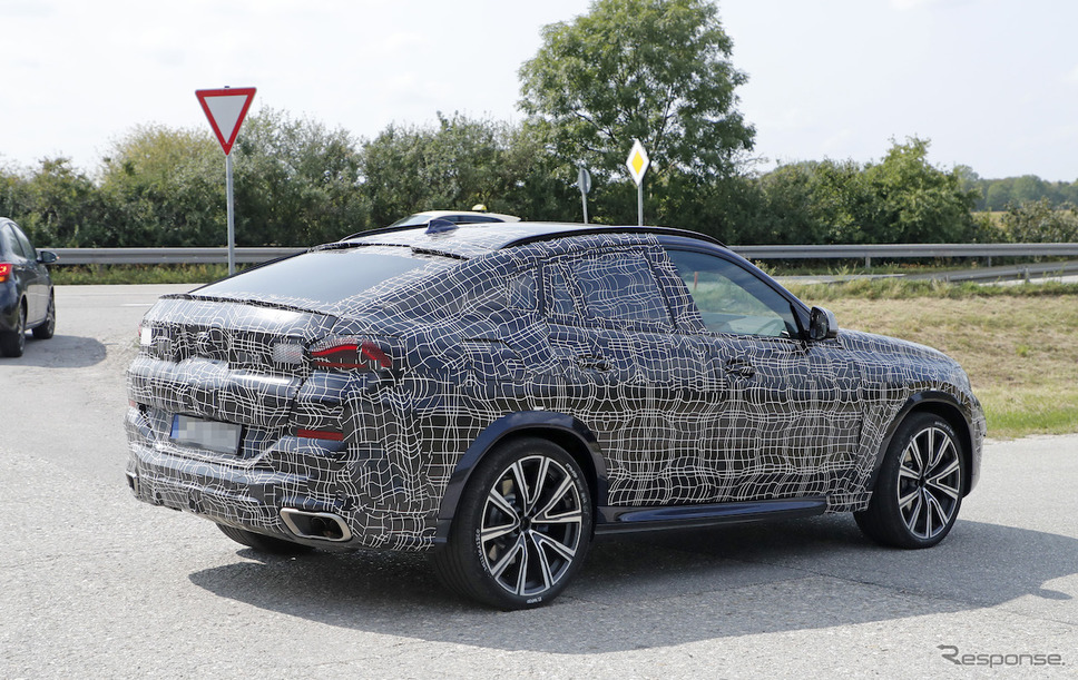BMW X6 新型スクープ写真《APOLLO NEWS SERVICE》