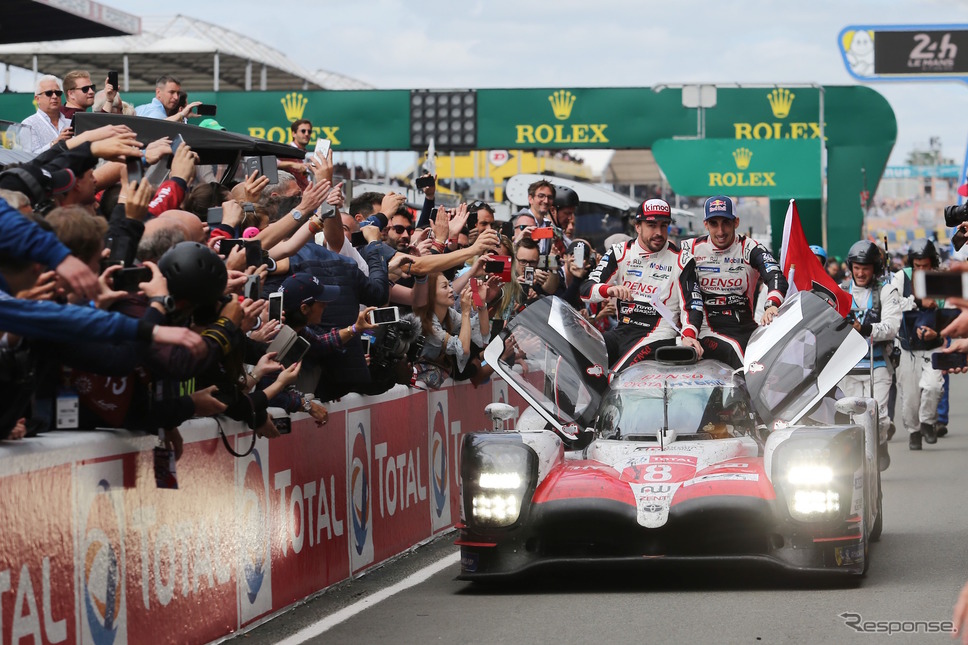 ルマン優勝の8号車。《写真提供 TOYOTA》