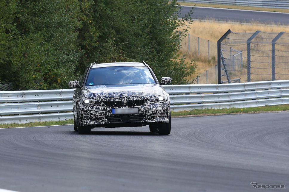 BMW 3シリーズ ツーリング 新型スクープ写真《APOLLO NEWS SERVICE》