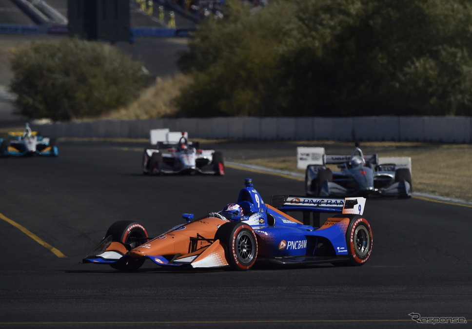 #9 ディクソンが2018年王座をゲットした。《写真提供 INDYCAR》