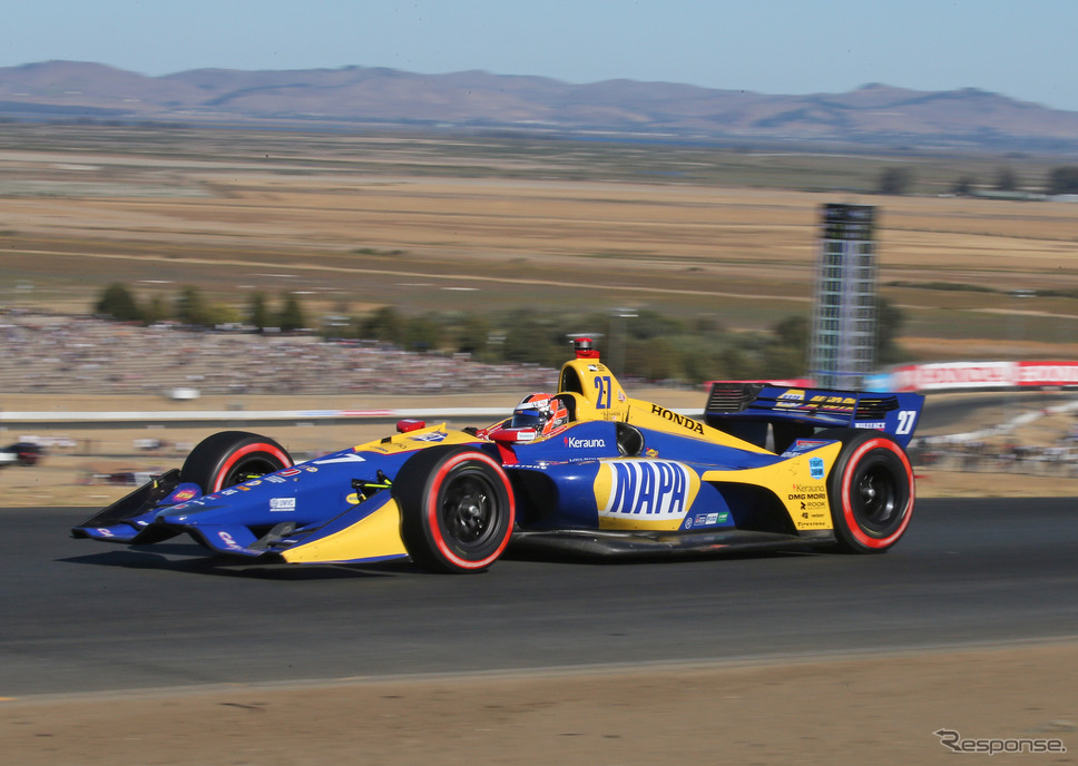 #27 ロッシは初王座獲得ならず。《写真提供 INDYCAR》