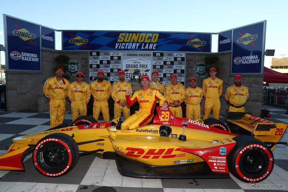 最終戦を制したのは#28 ハンターレイ。《写真提供 INDYCAR》