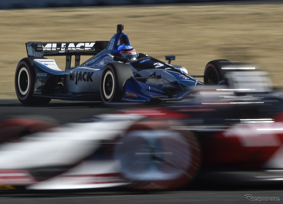 #30 琢磨は来季も現所属チームに残留することが決まった。《写真提供 INDYCAR》